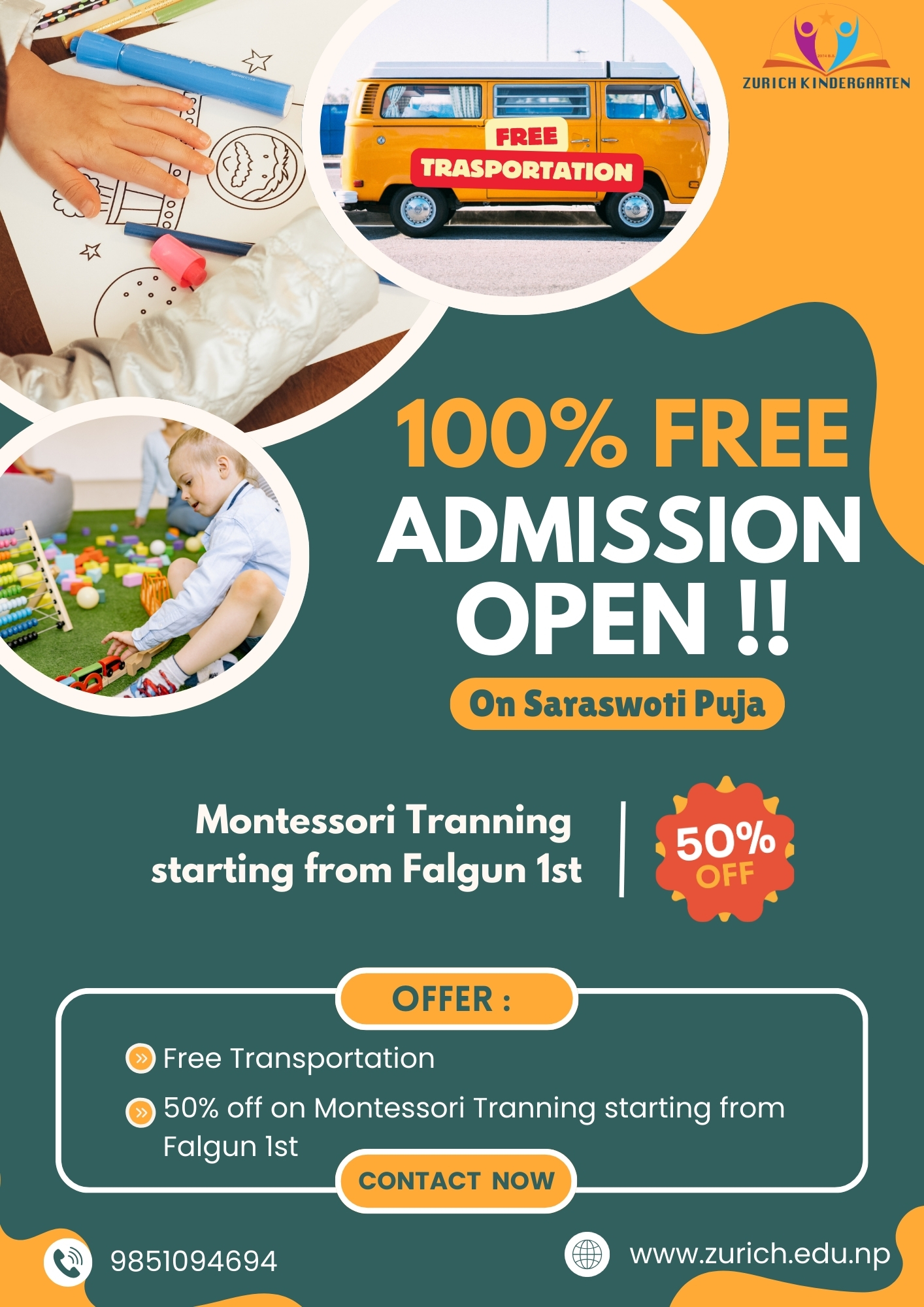 Read more about the article Celebrate Saraswati Puja with Special Offers at Zurich Kindergarten